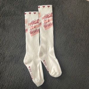 Vintage Juicy Couture Punk + Couture Womens socks one size